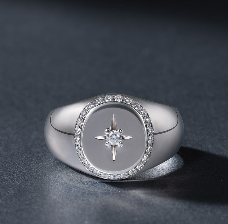 Nhẫn Nam Kim Cương NNA2105